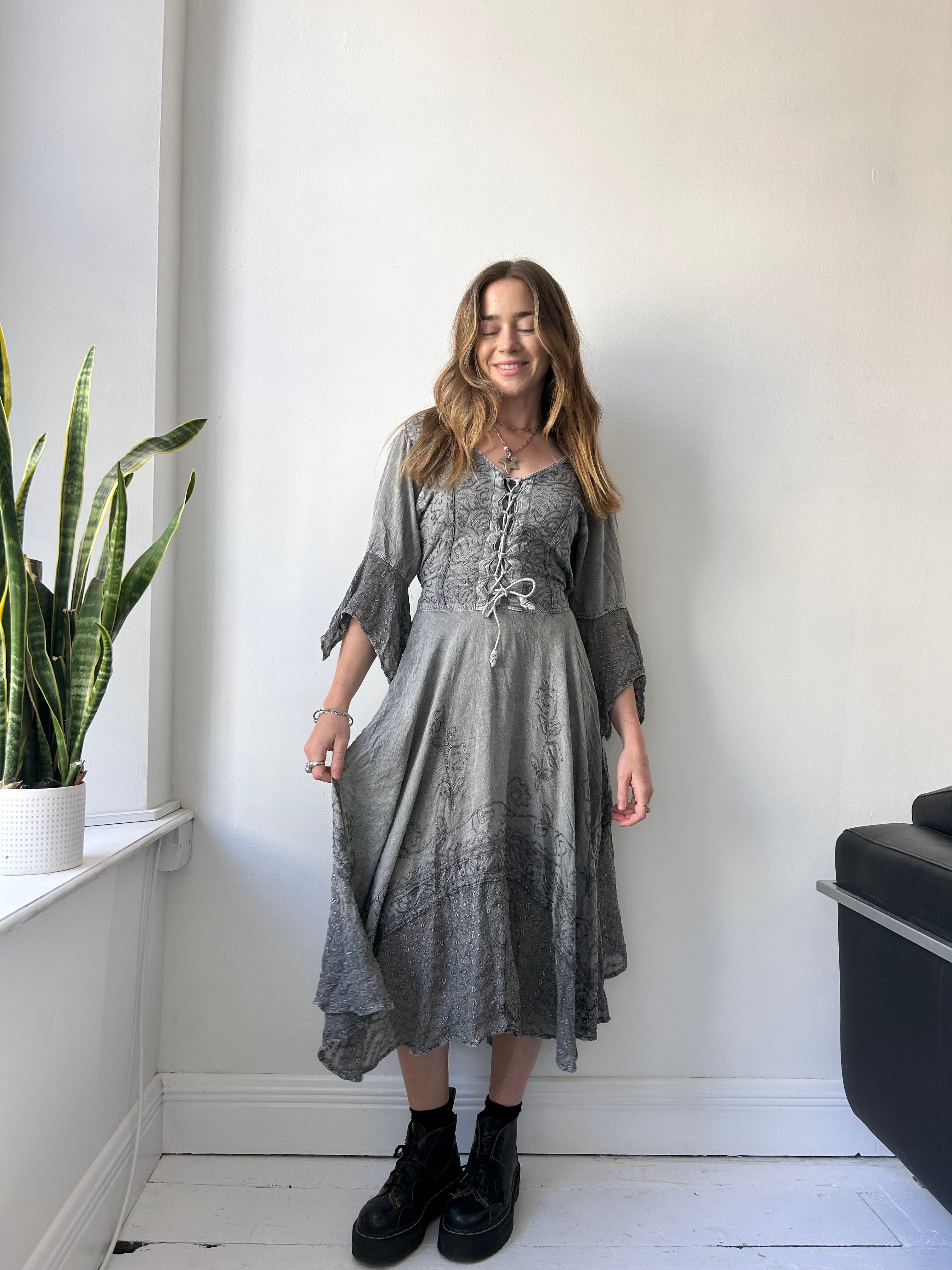 Grey whimsey dress size 12
