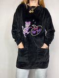 Cat Velvet Sweater Size M