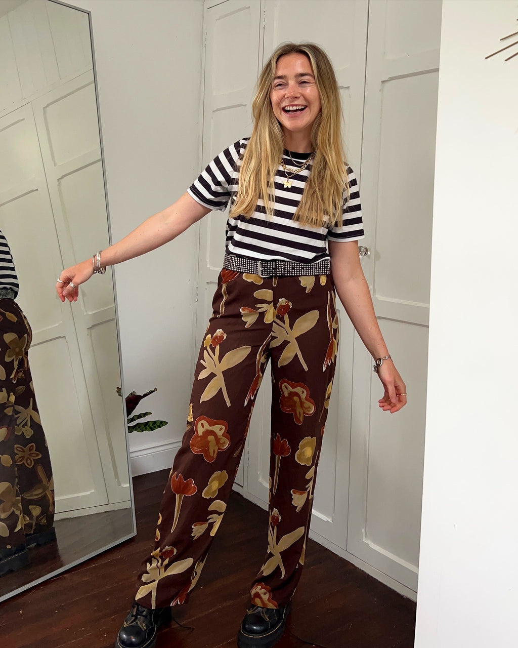 Brown 90's High Waisted Pants Size 10