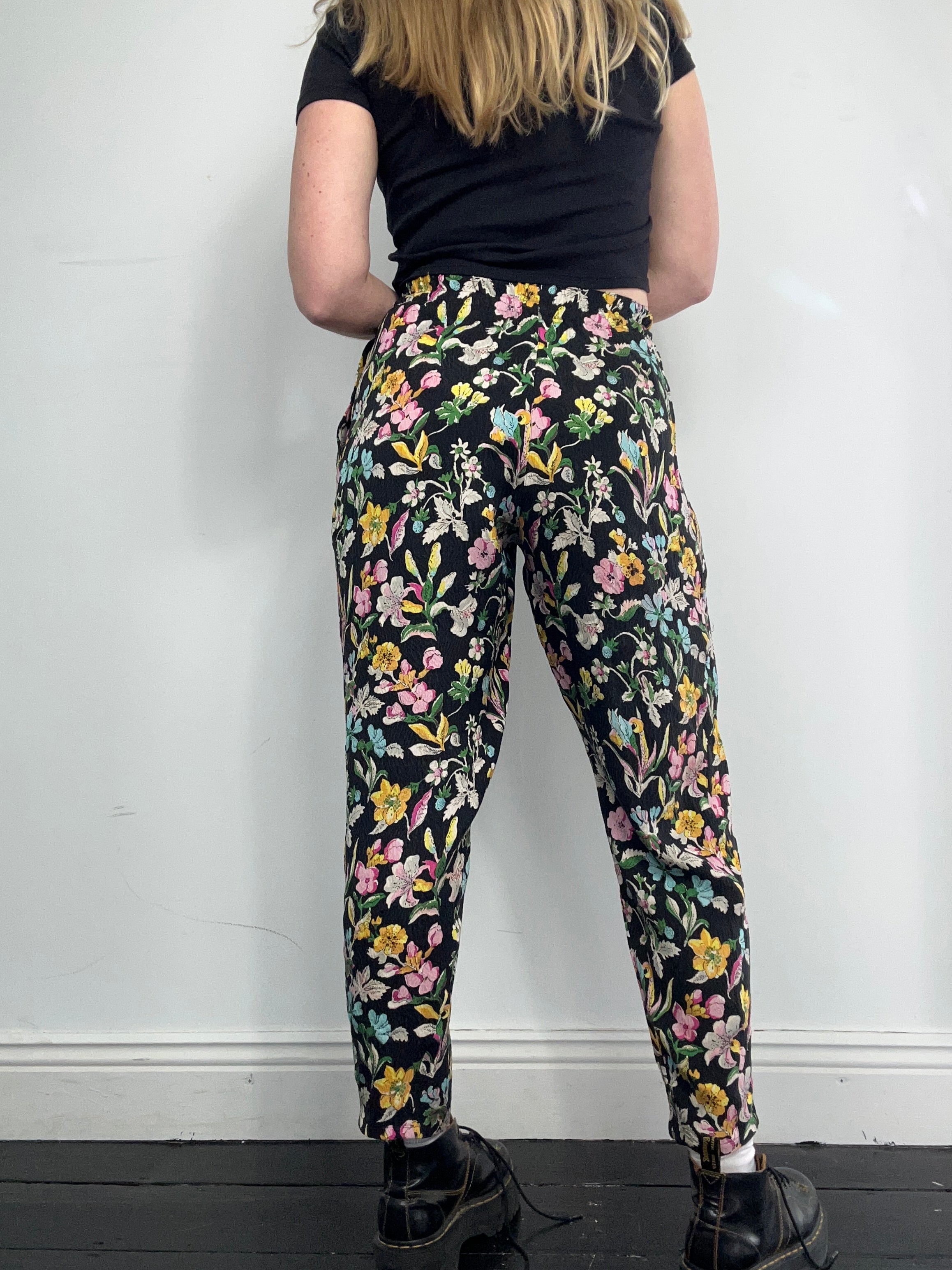 Floral 90's Pants Size 10