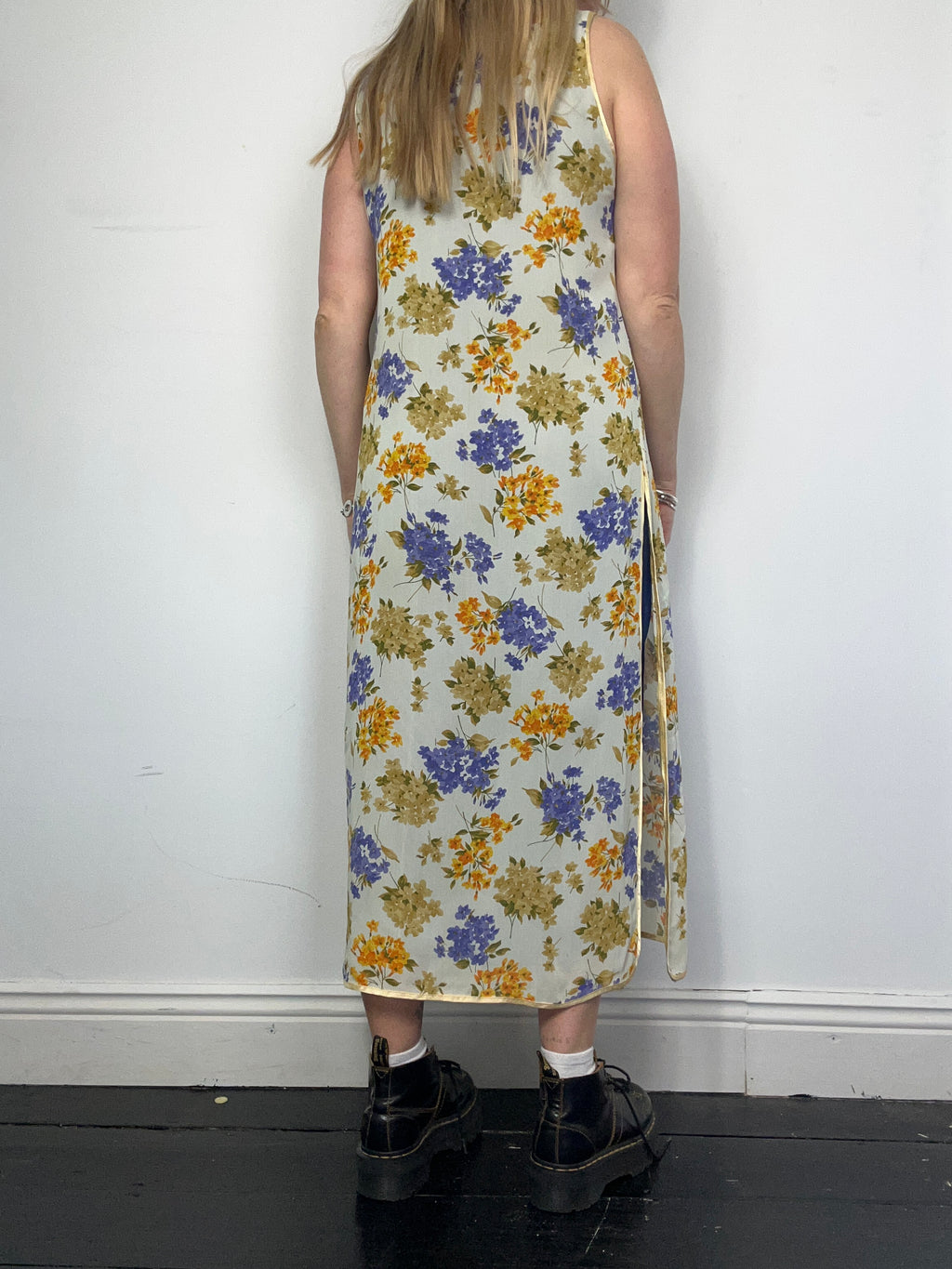 Floral 90's Midi Dress Size 12
