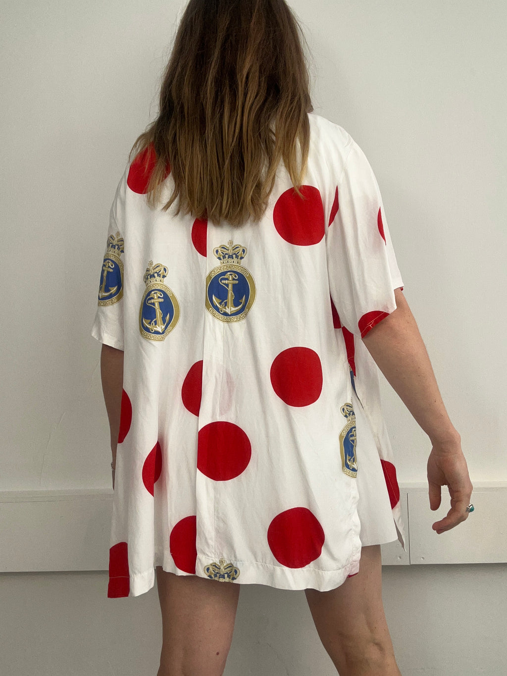 Polkadot 80's Shirt Size xl