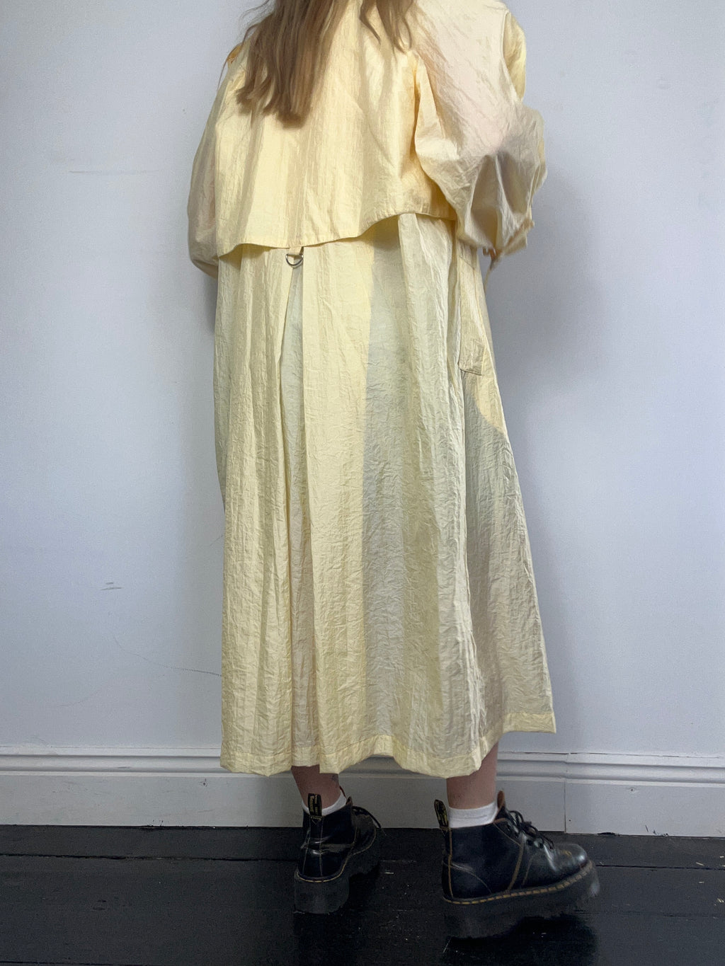 Lemon 80's Duster Trenchcoat Light Size 14