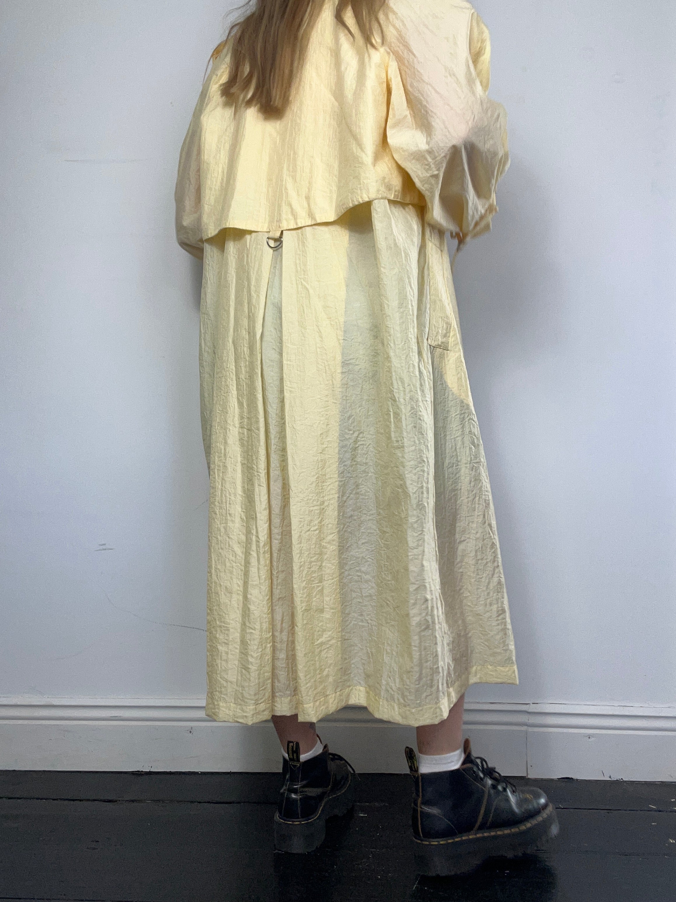 Lemon 80's Duster Trenchcoat Light Size 14