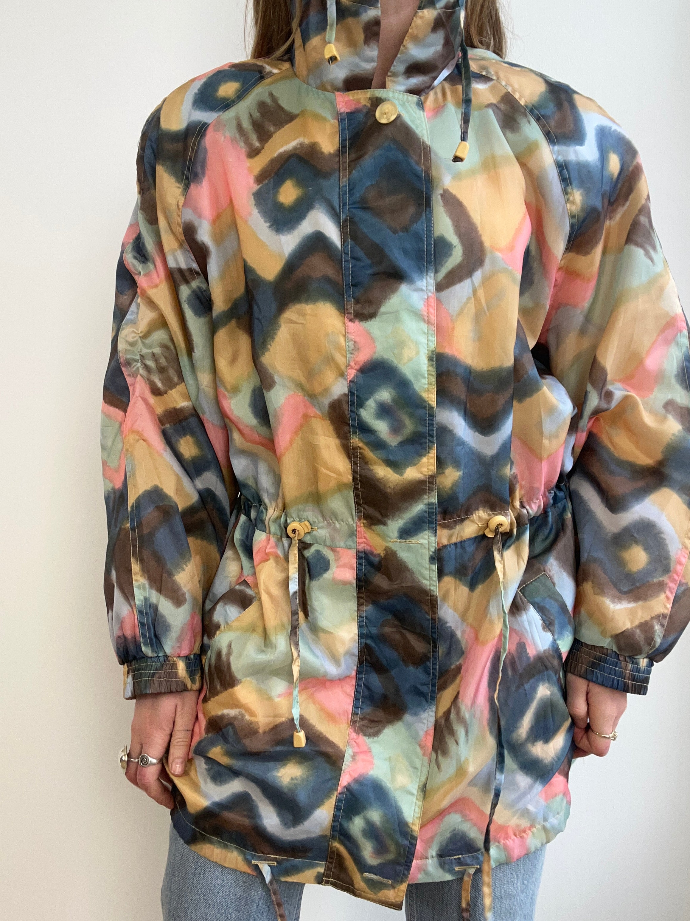 80's Printed Jacket Size L