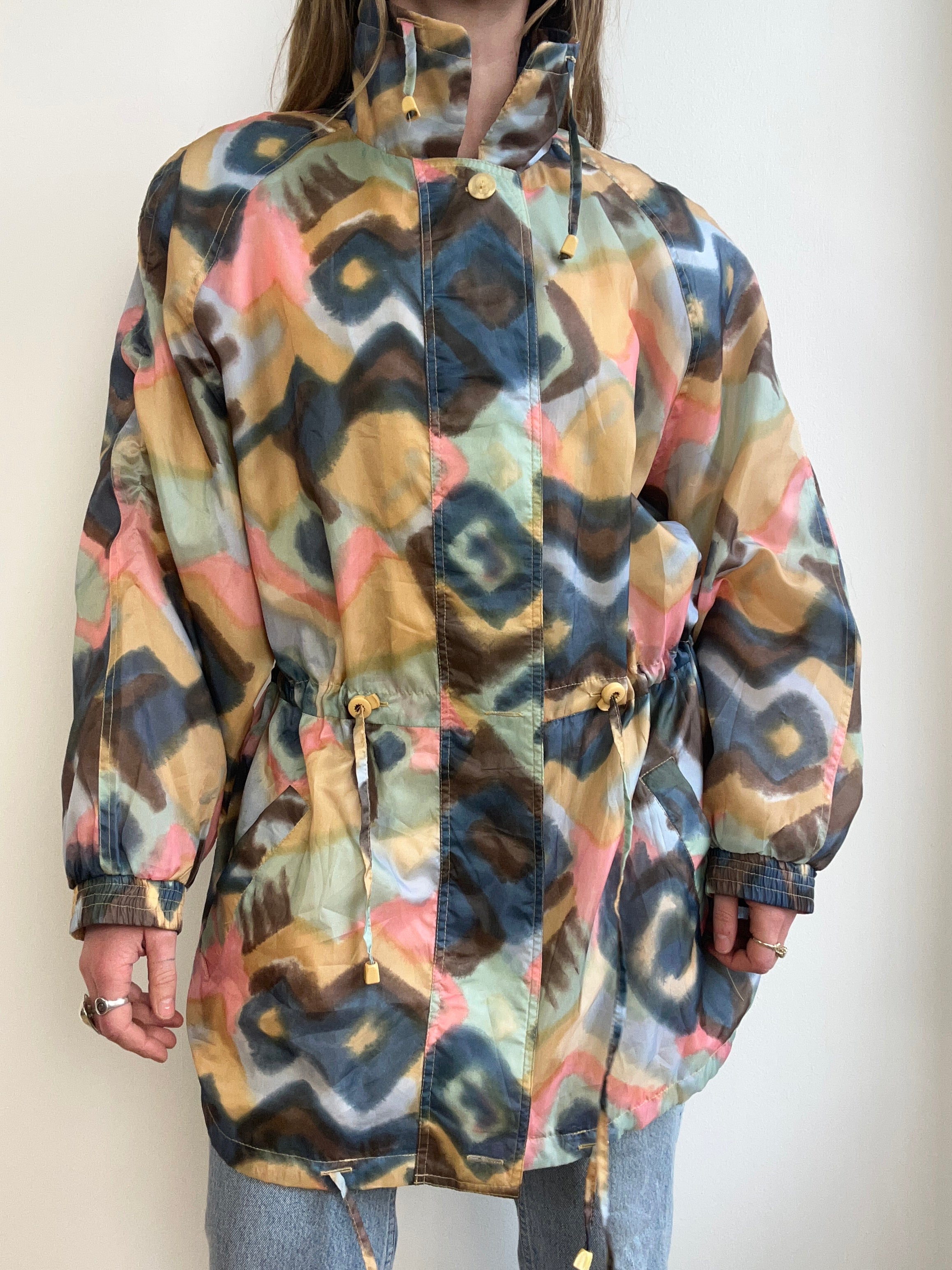 80's Printed Jacket Size L