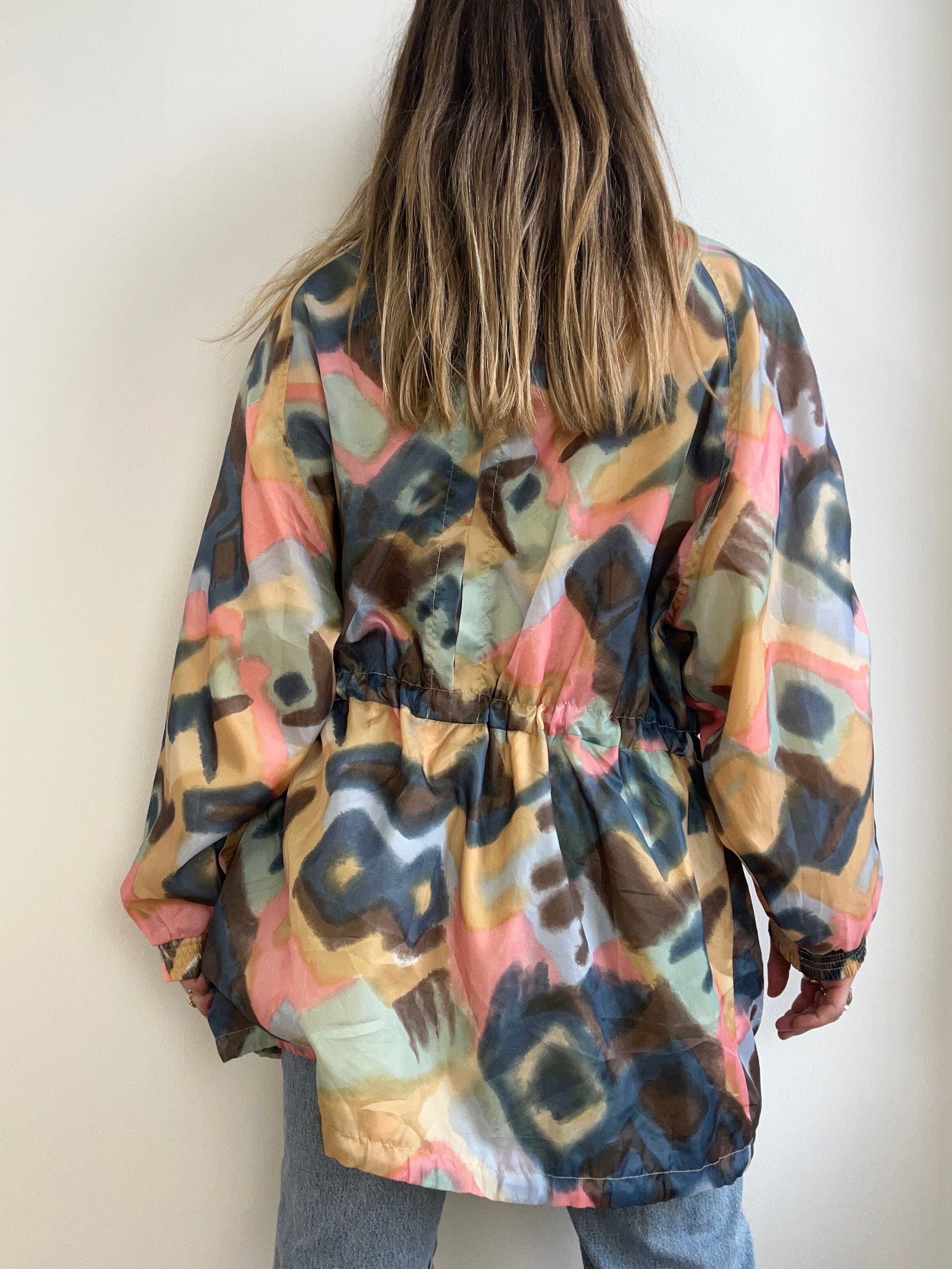 80's Printed Jacket Size L