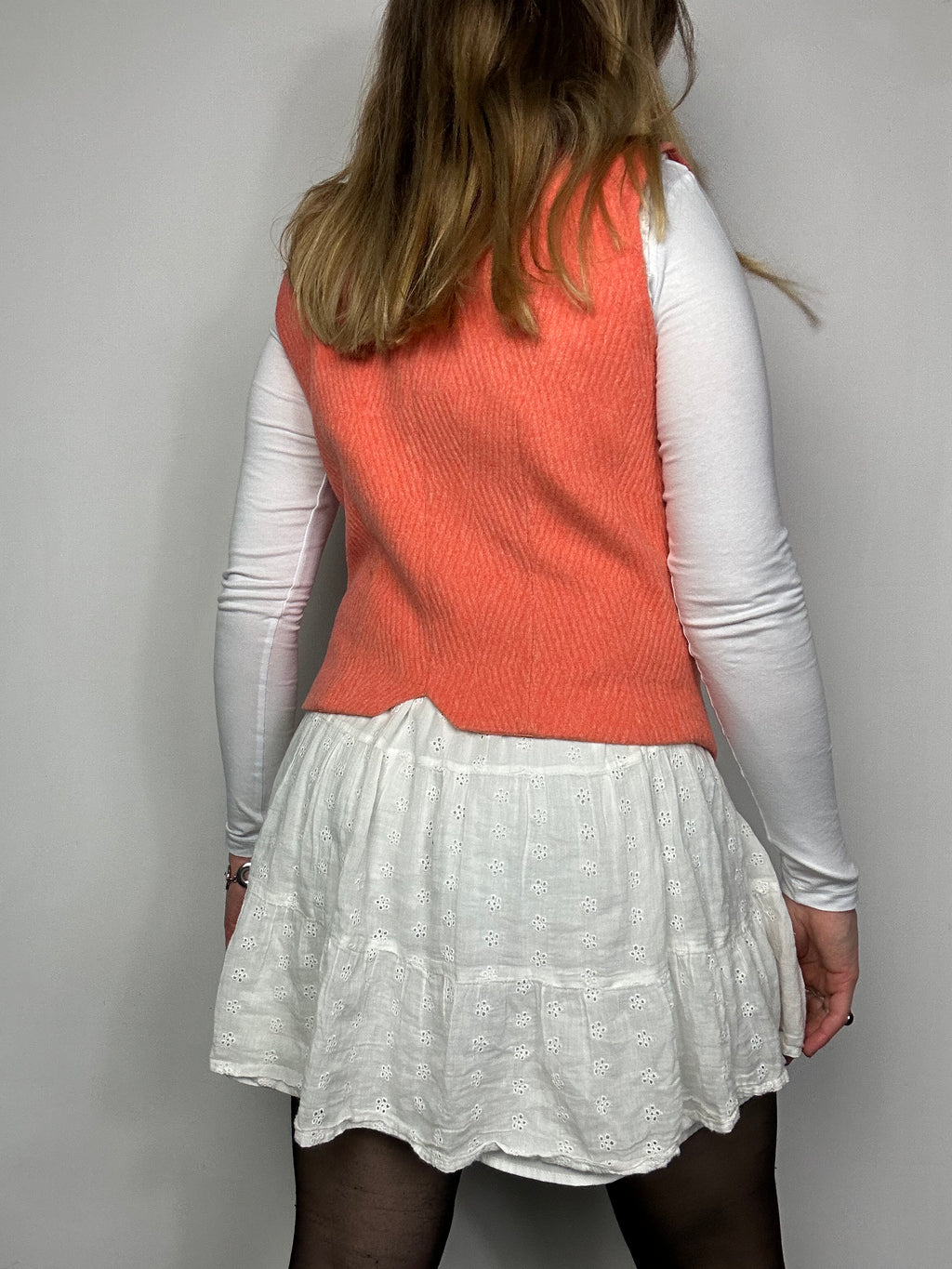 Peach 80's Waistcat Size 10