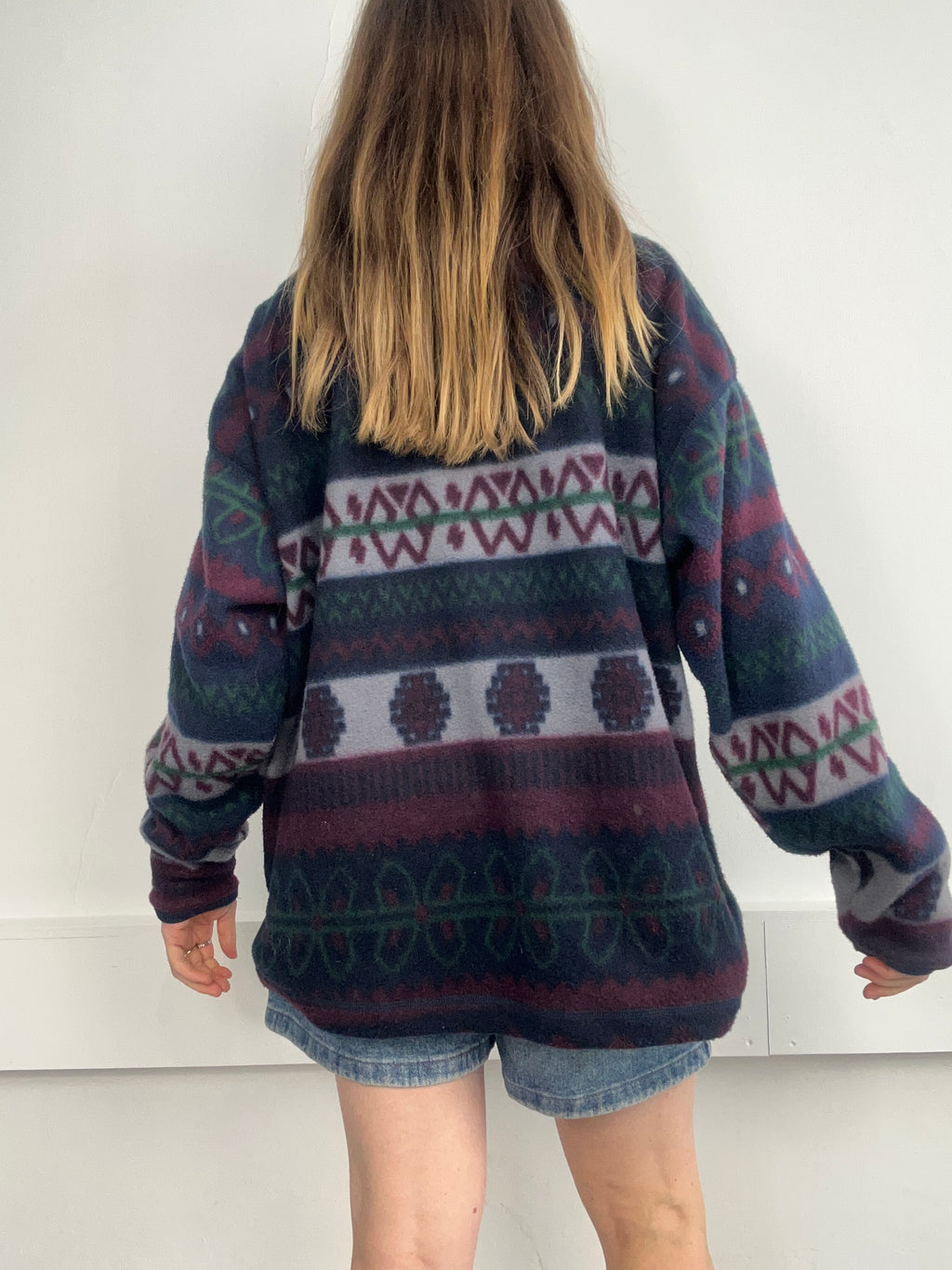 Aztec Snapper 80's Fleece Size L