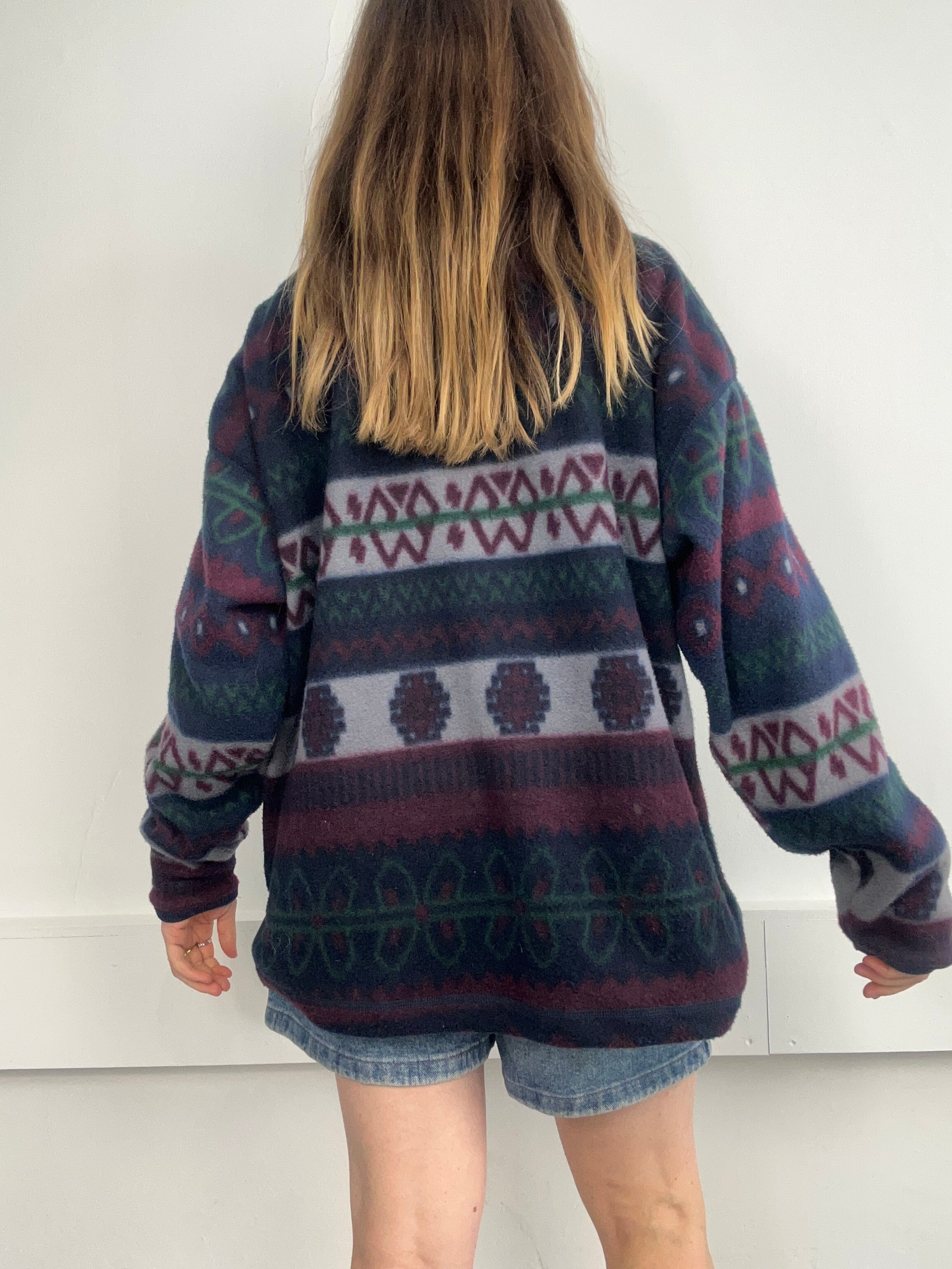 Aztec Snapper 80's Fleece Size L