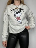 Snoopy Grey Sweater Size S
