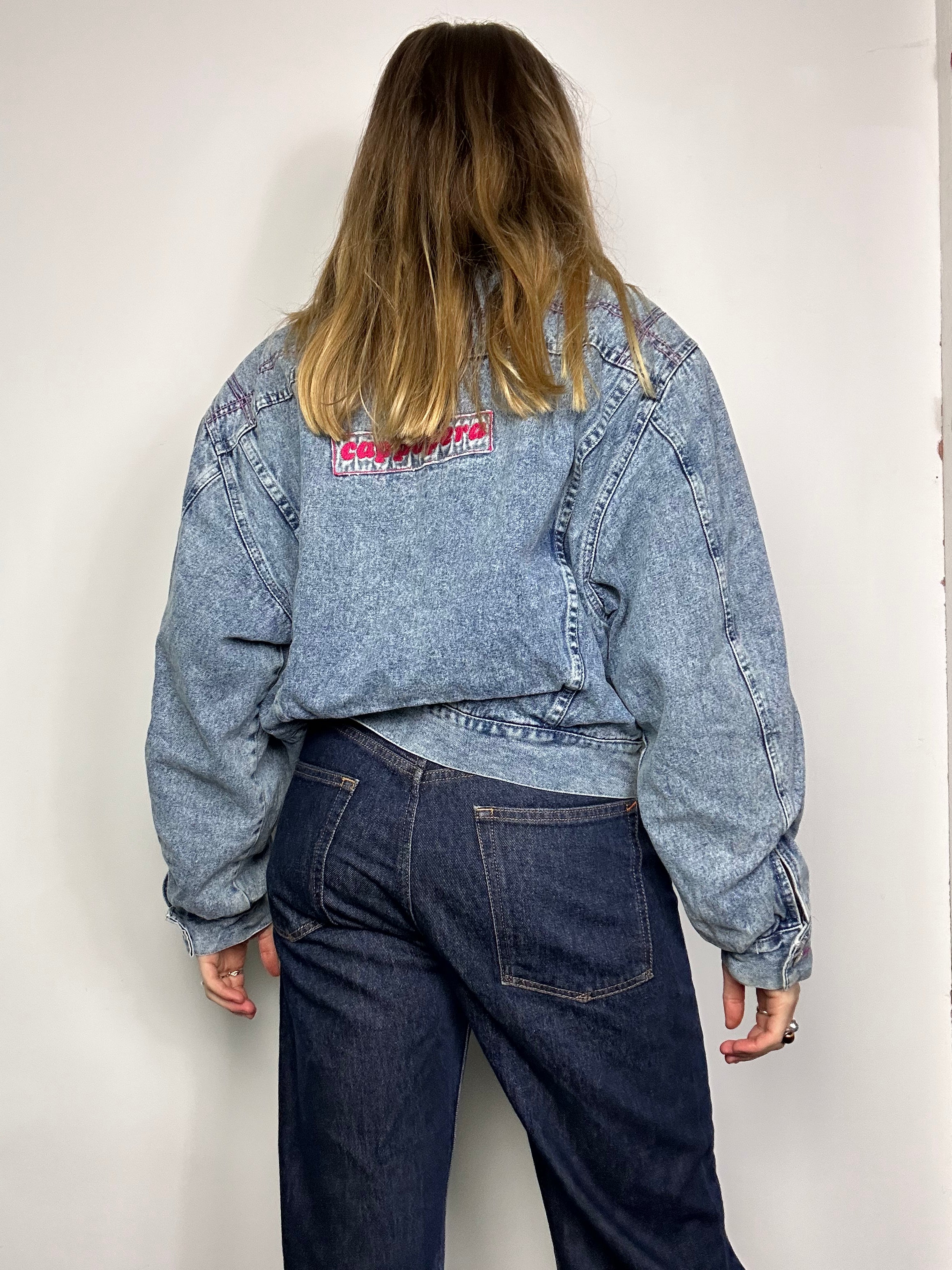 80's Acid Wash Denim JAcket Size 10