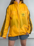 Yellow Adidas Raincoat Size L