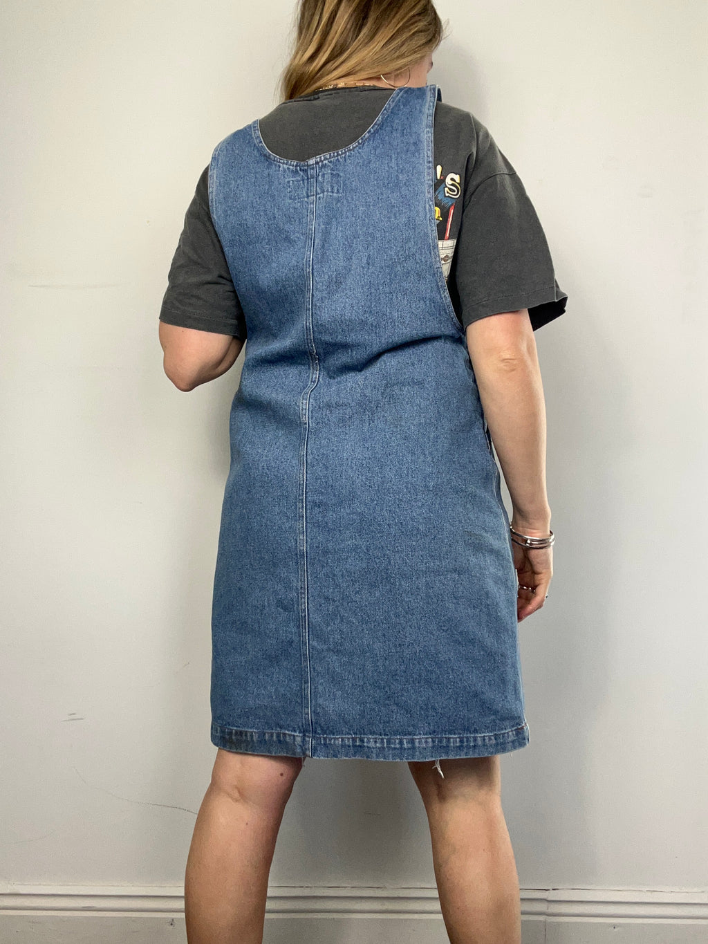 Denim Dungaree Dress Size 10/12