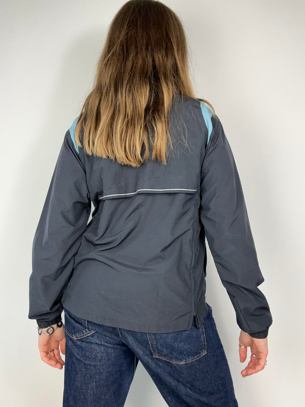Adidas Navy Track Jacket Size S