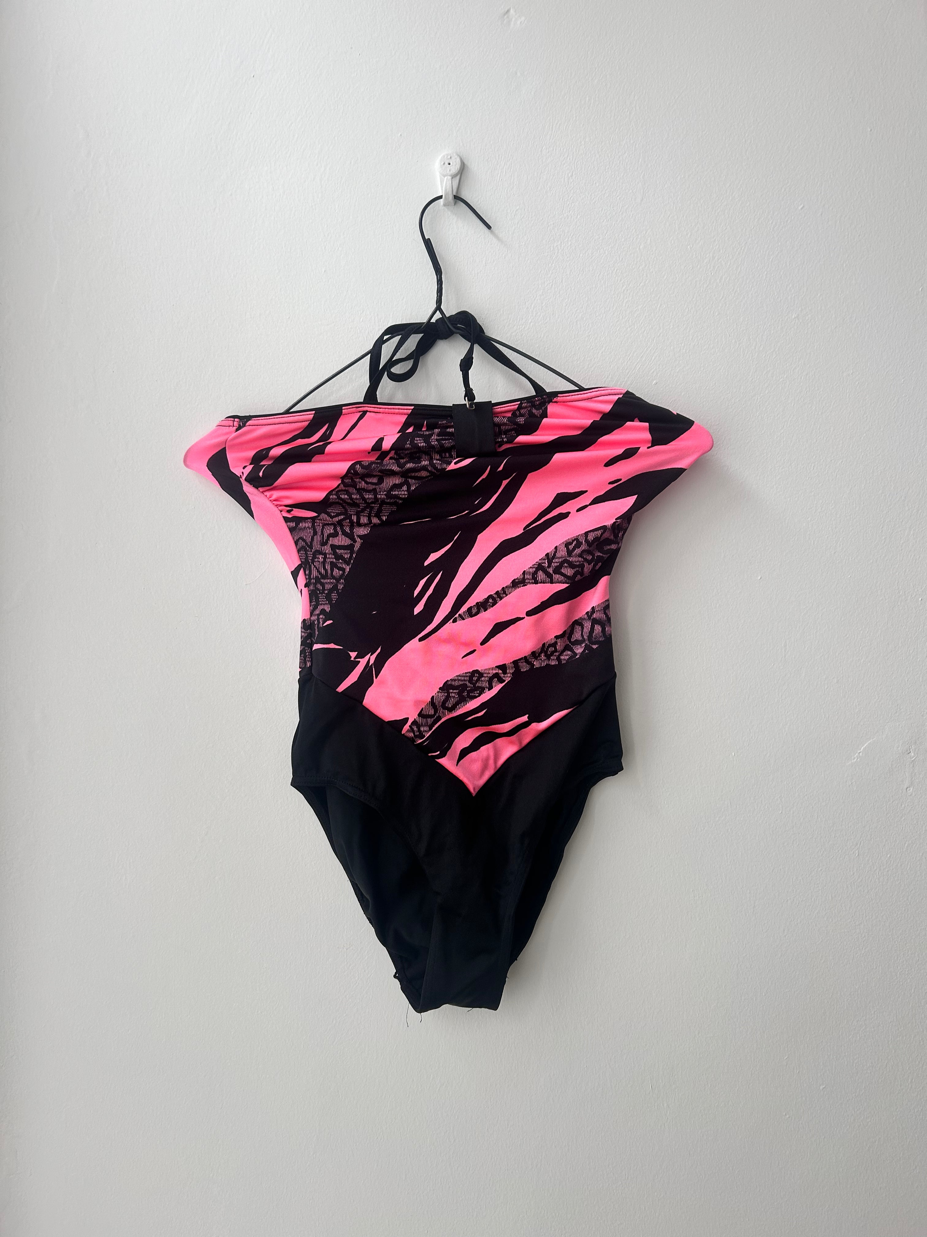 Pink 80's Swimsuit Size S