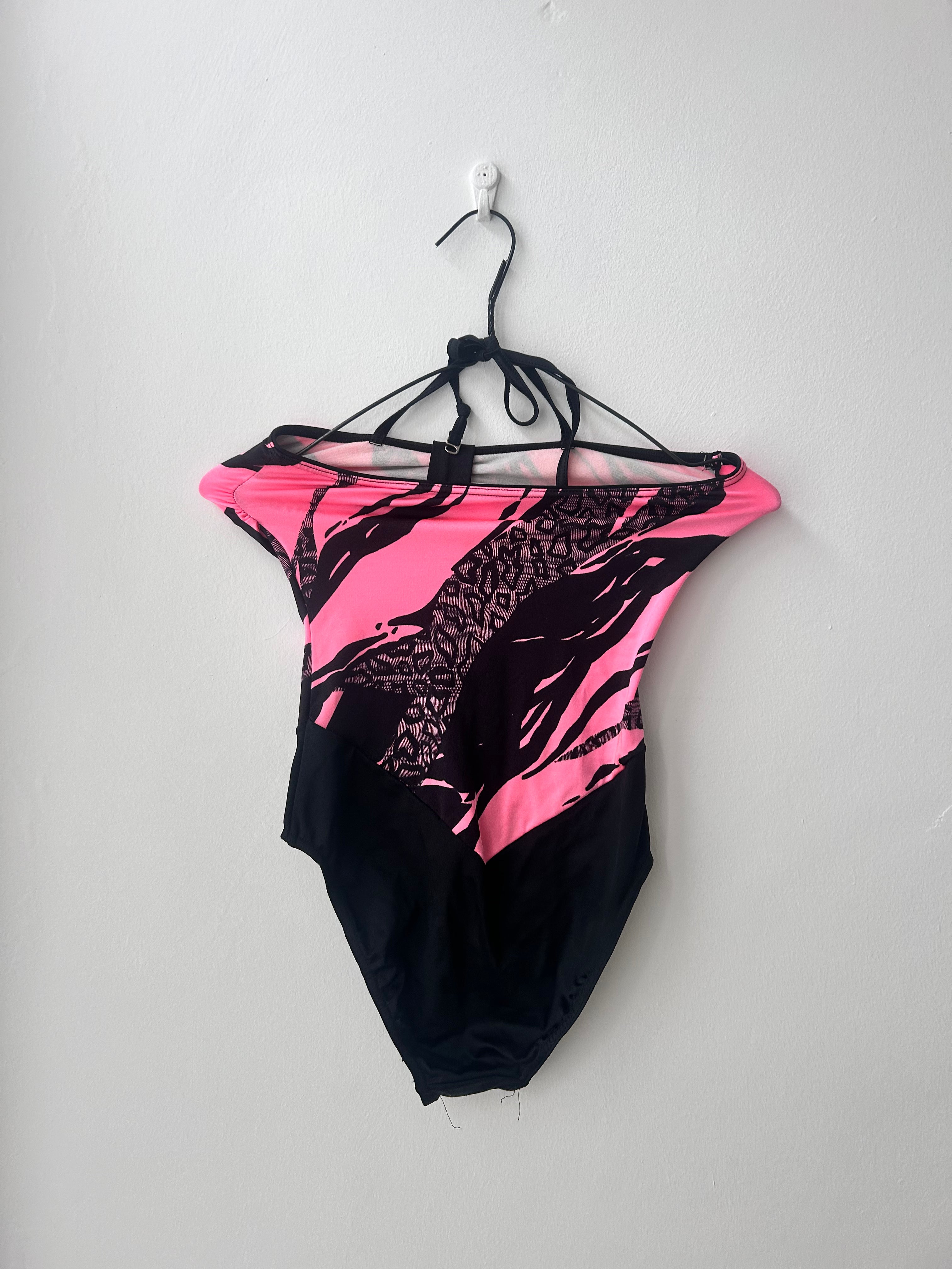Pink 80's Swimsuit Size S