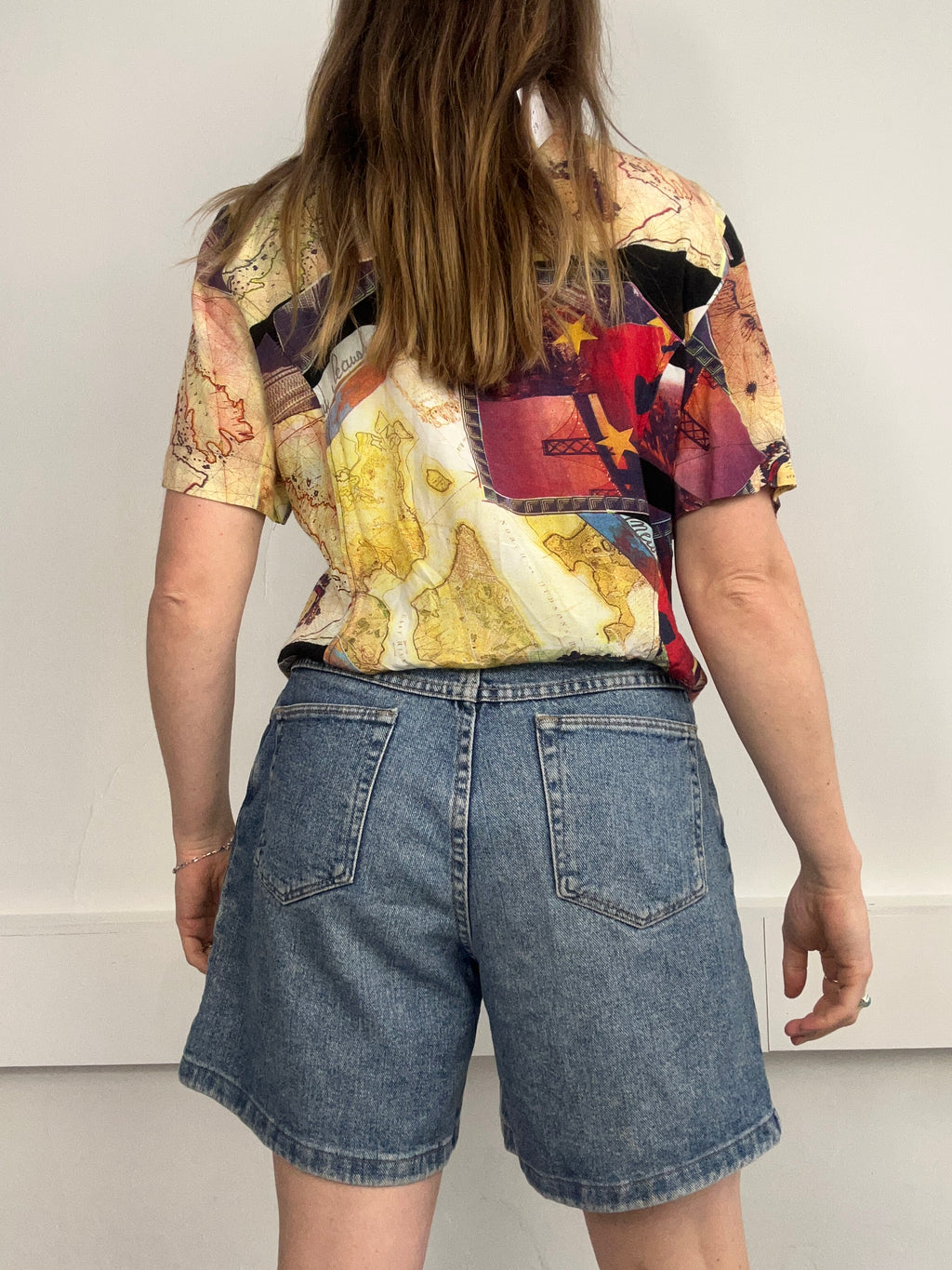 Asymmetrical Button Down Shirt Size 10