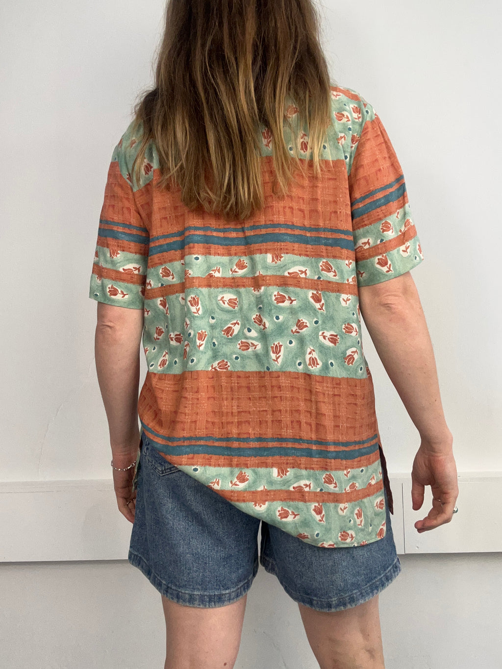 Floral 90's Shirt Size 10/12