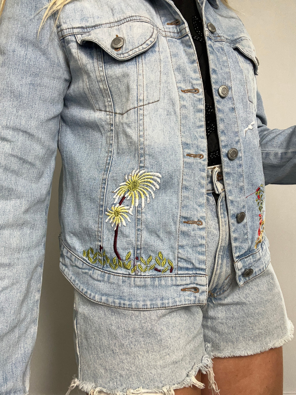 Emboidered Demin Jackat Size 10