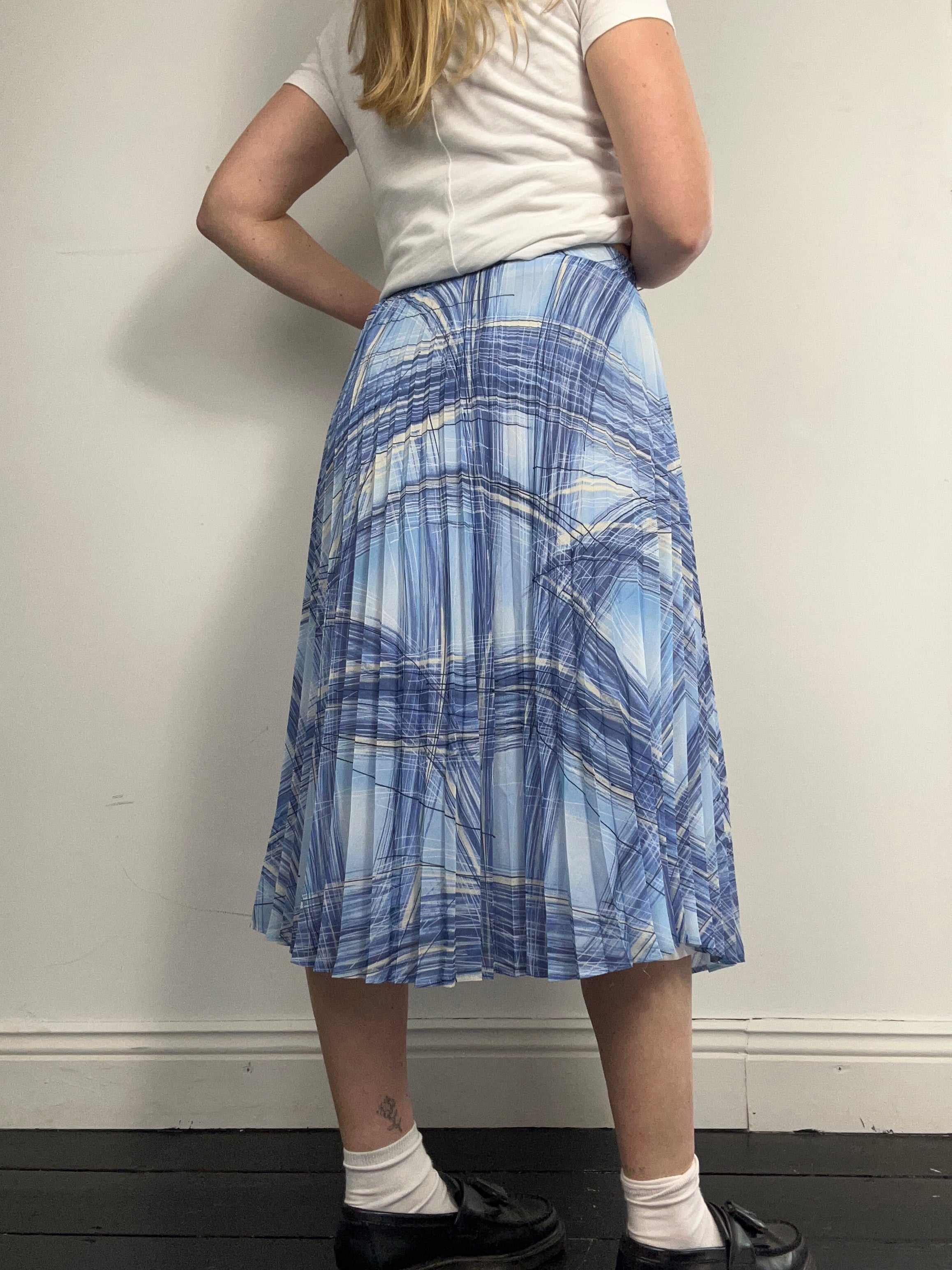 Tartan midi Skirt Size 10