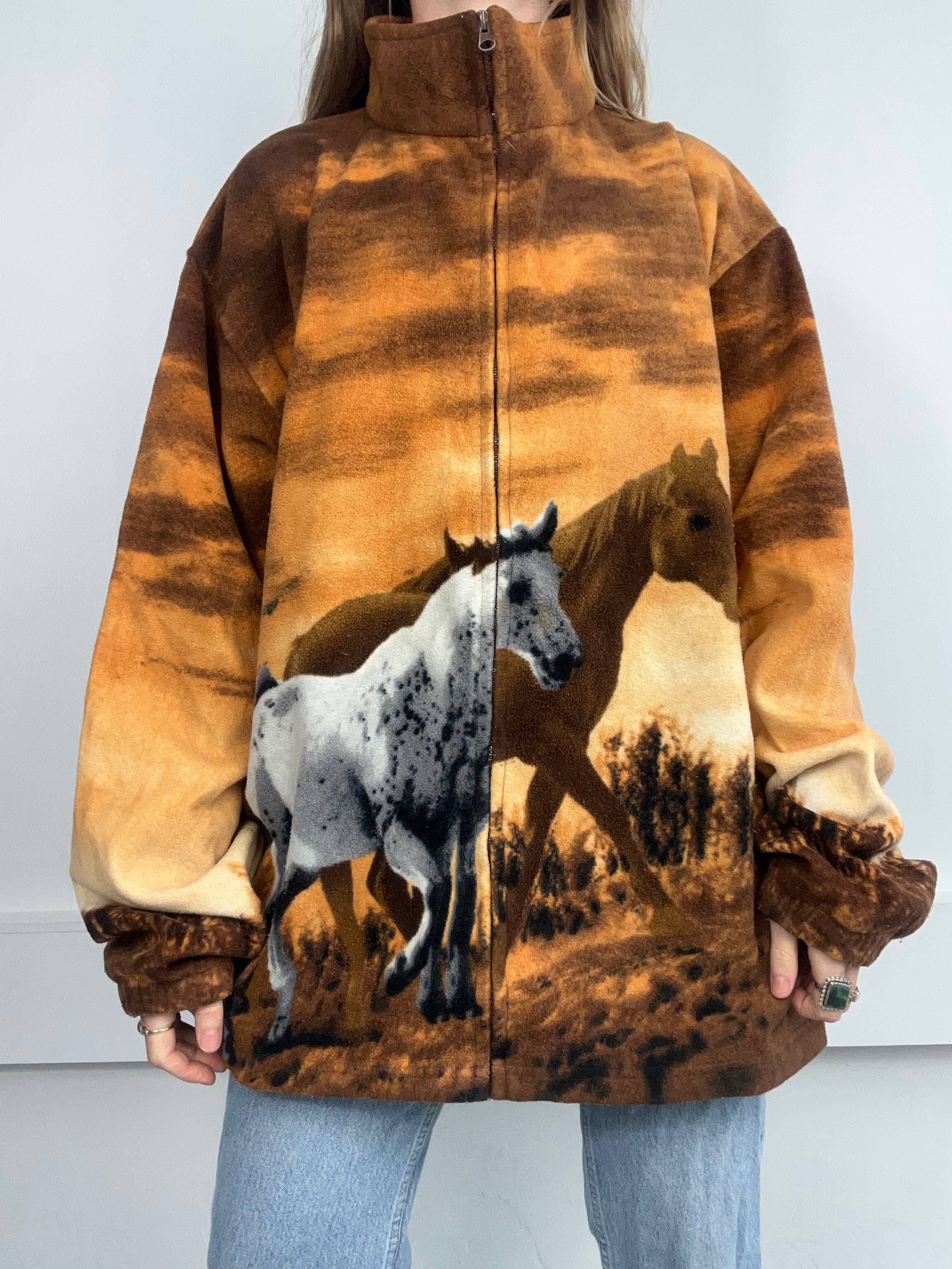 Horse Fleece Size Xl