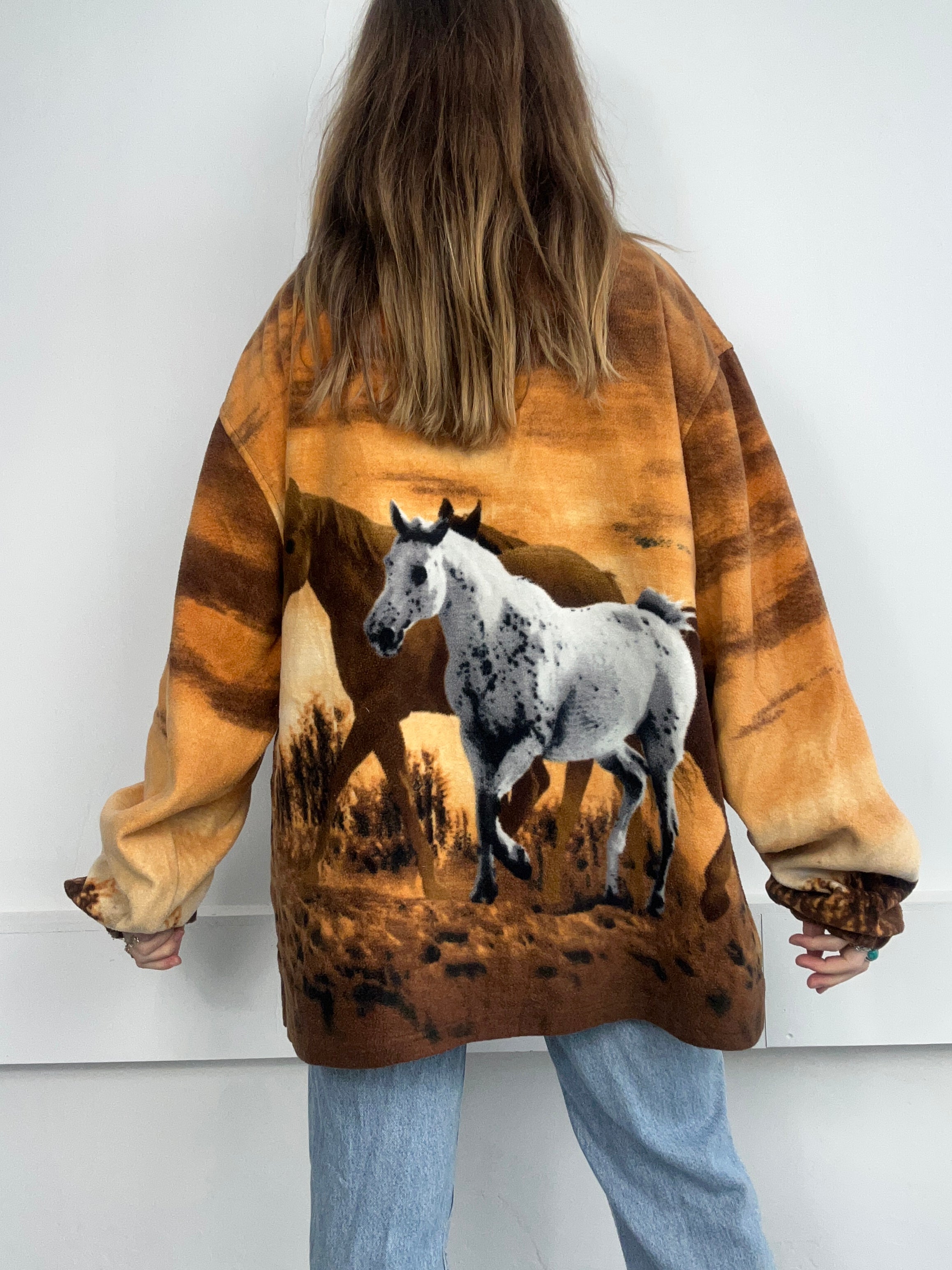 Horse Fleece Size Xl