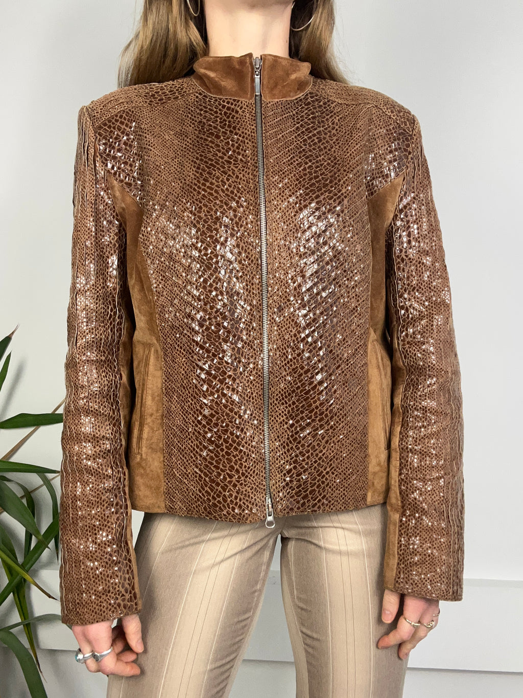 BIBA Leather Jacket Size 12