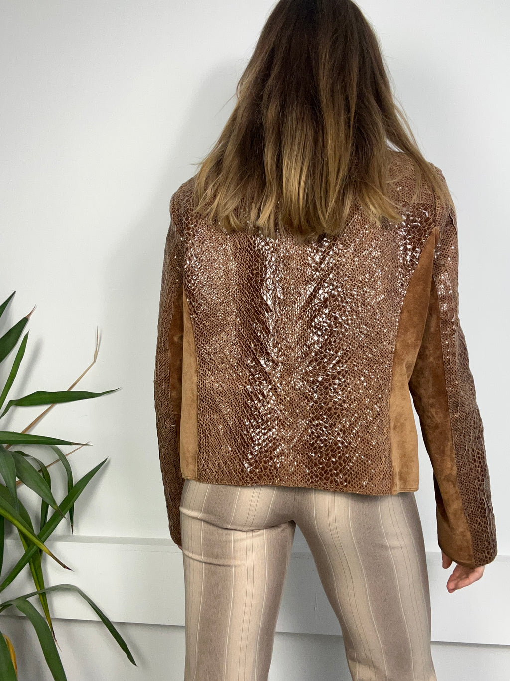 BIBA Leather Jacket Size 12