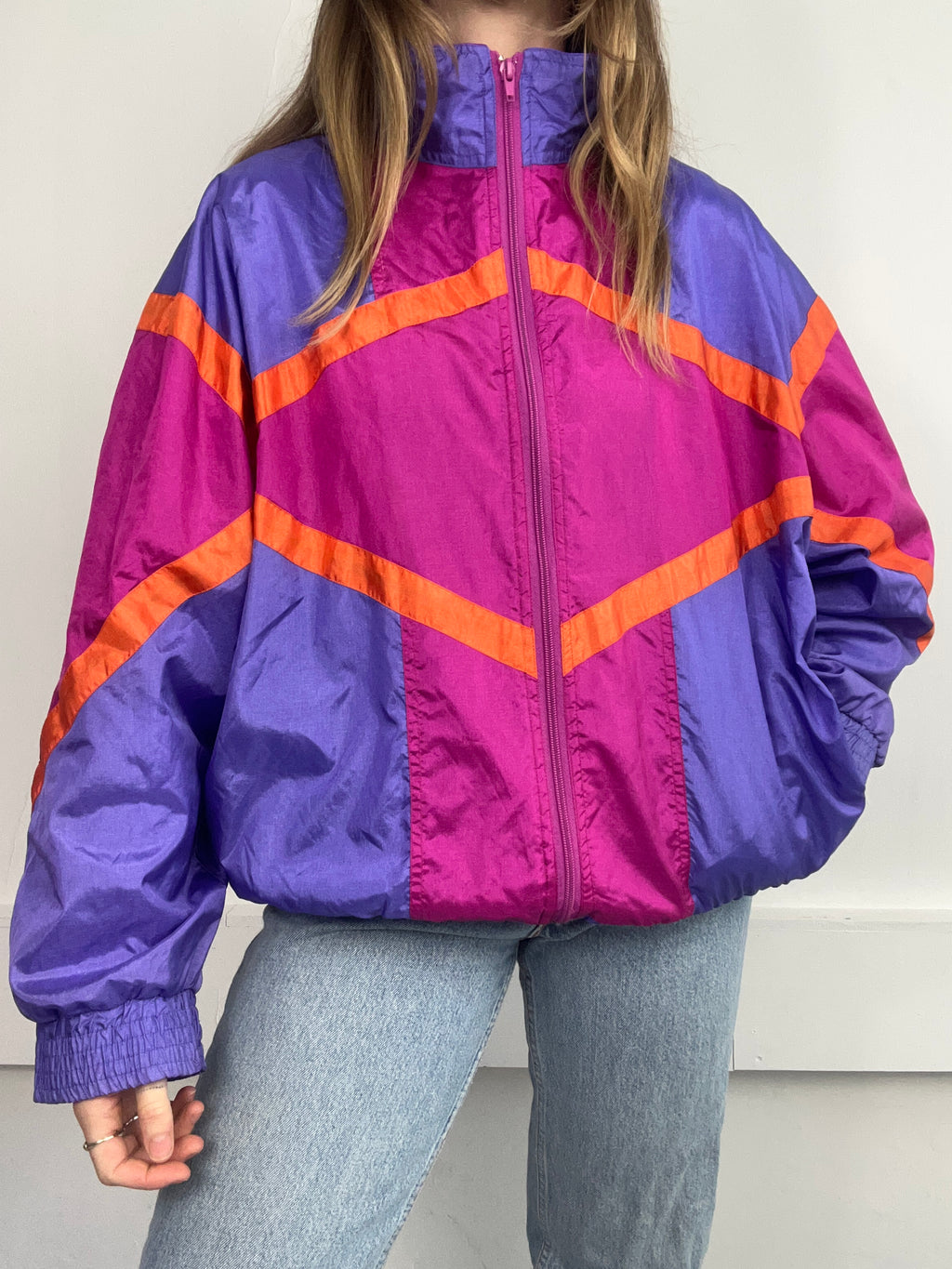 Pink Lilac Shell Jacket size M/L