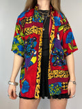 90's Printed Shirt size M