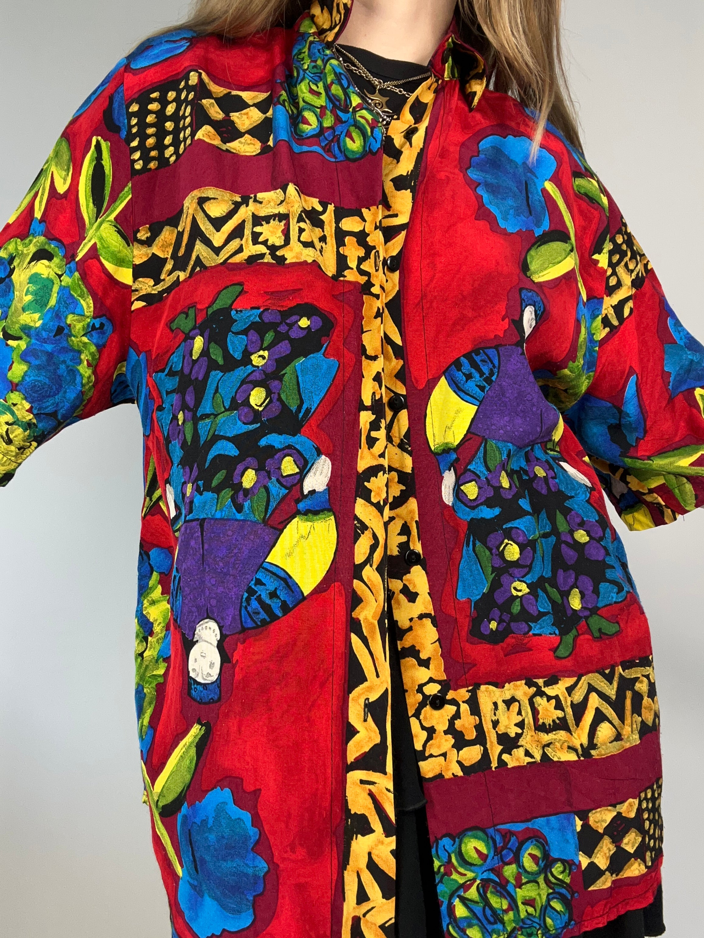 90's Printed Shirt size M