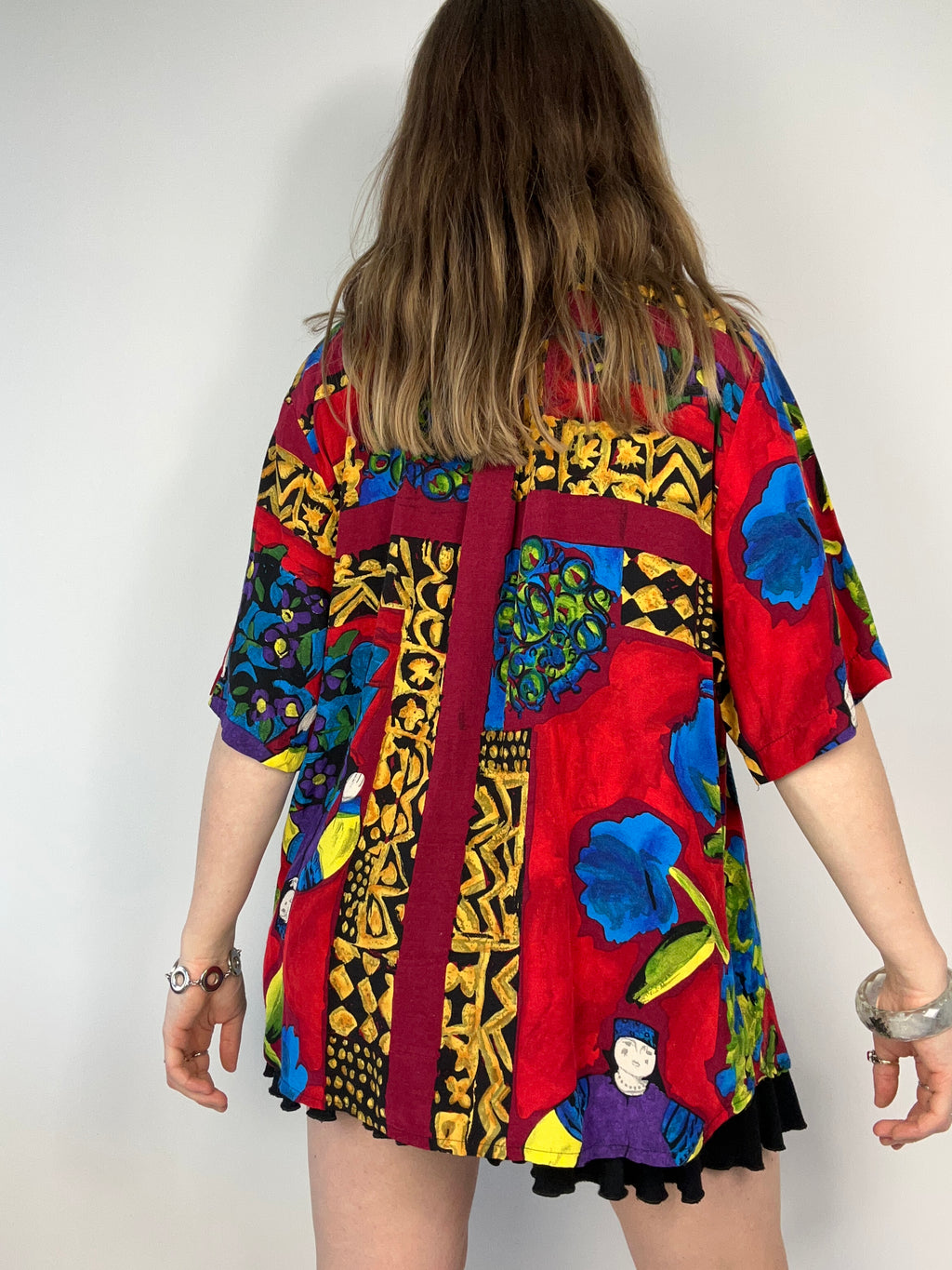 90's Printed Shirt size M