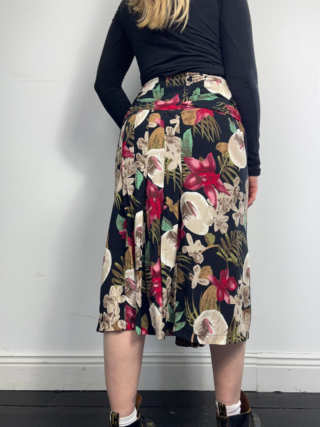 90's Floral Skirt Size 8