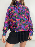 80's Silky Bomber Jaket Size 10