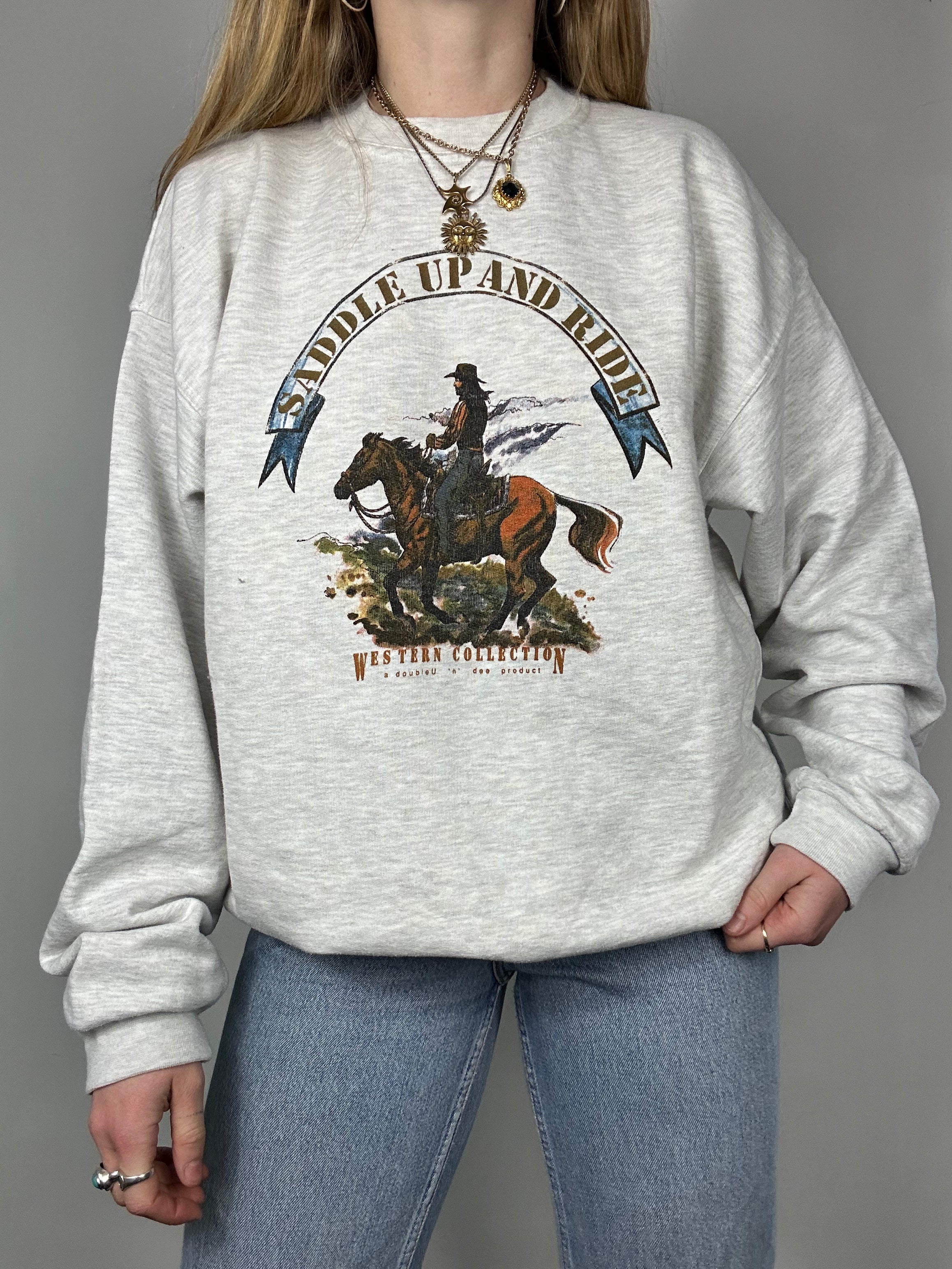 Saddle up 90's Sweater Size M