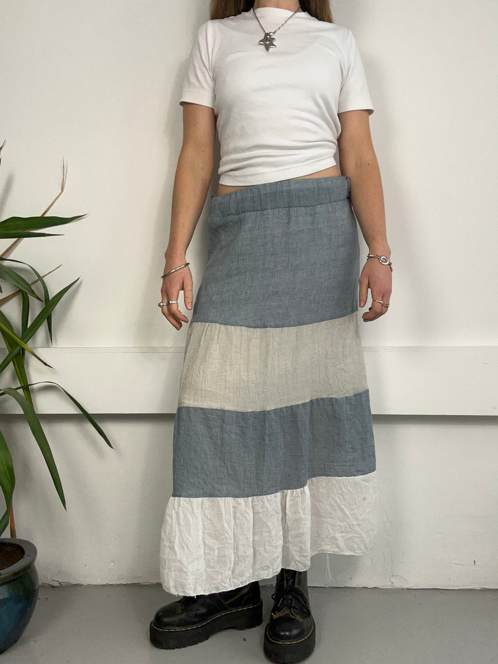 Cotton 90's Striped Maxi Size 10