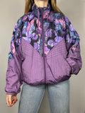 Lilac Floral Shell Jacket Size M