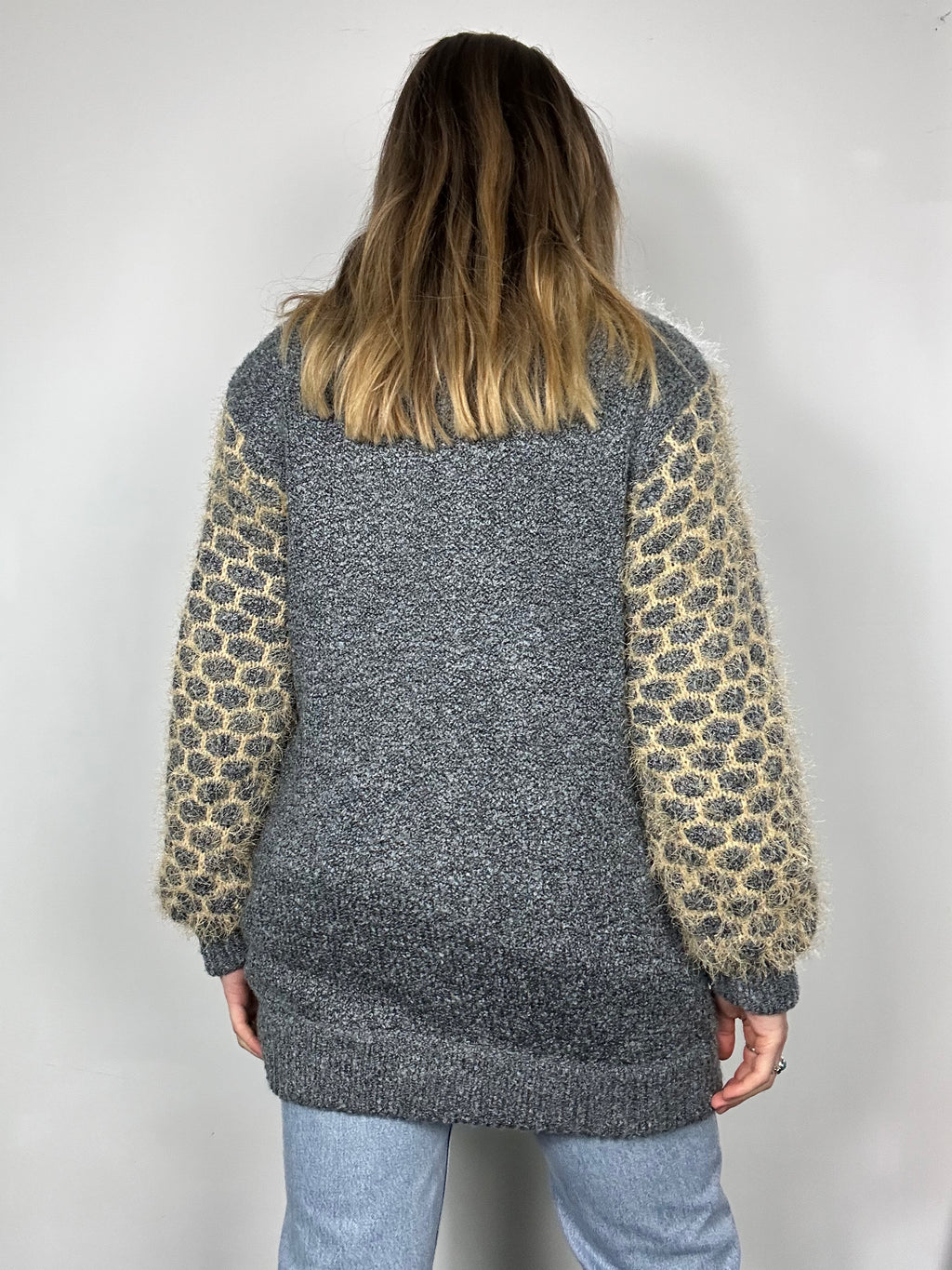 Fluffy 80's Floral Cardi Size 12