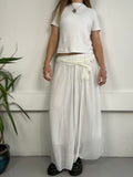 White maxi Skirt Size 10