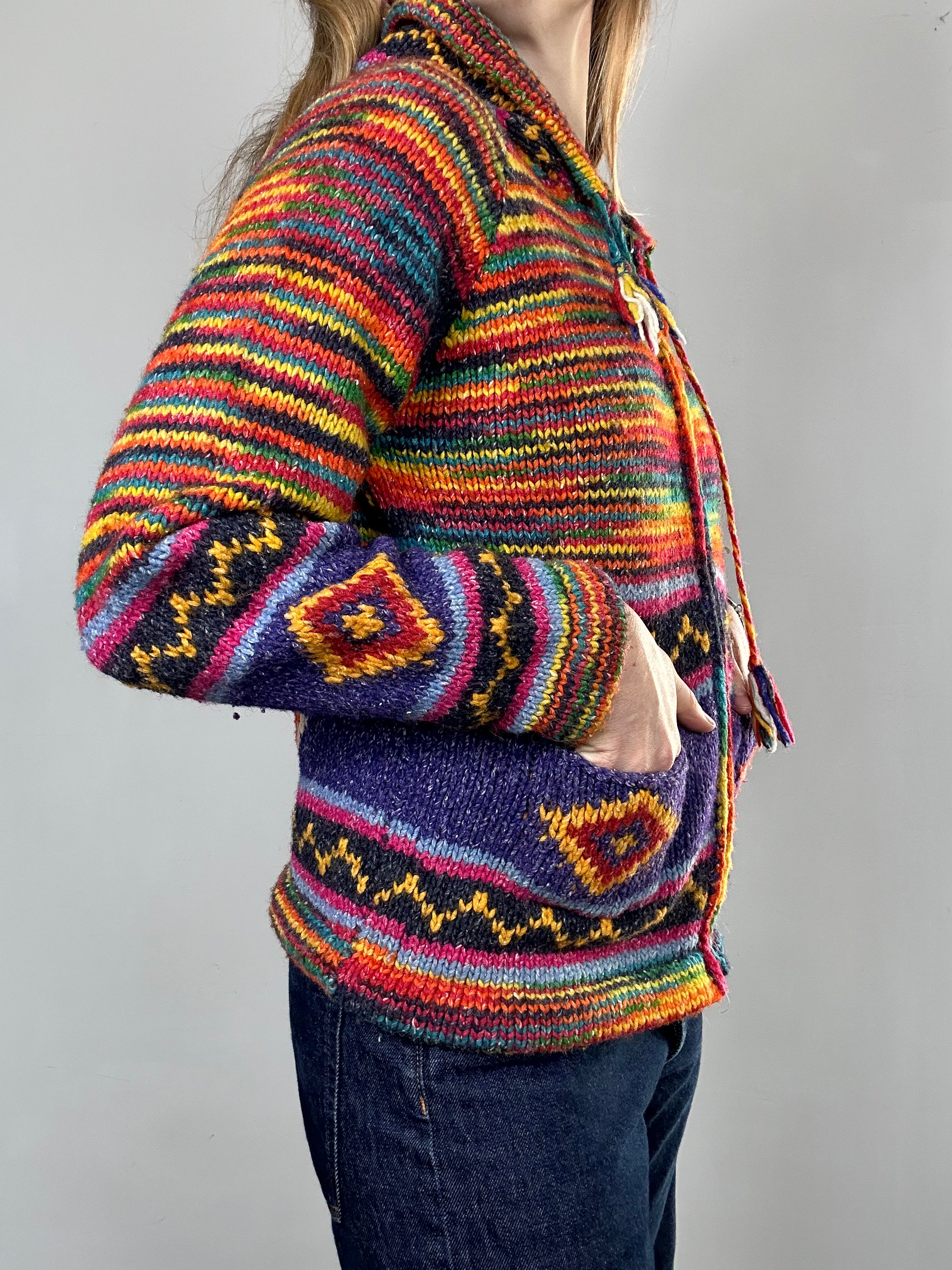 Knitted 90's Hoodie Size 10