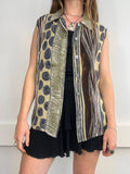 Aztec Sheer Shirt Size 12
