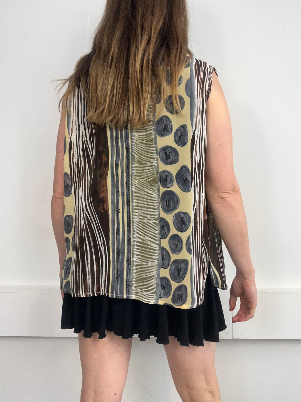 Aztec Sheer Shirt Size 12