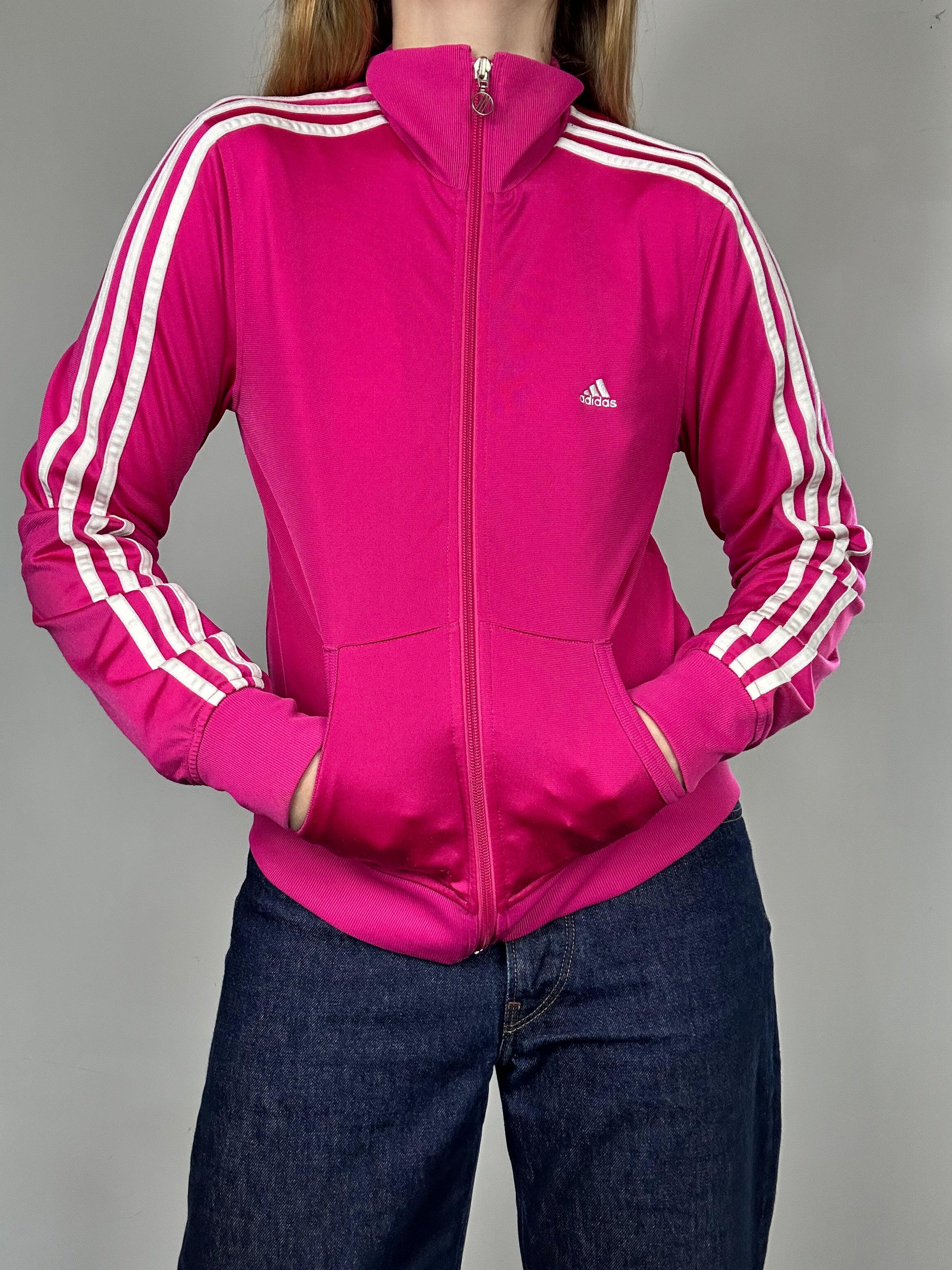 Adidas Pink Track Jacket Size S