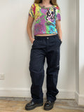 Navy Caro Pants Size 12