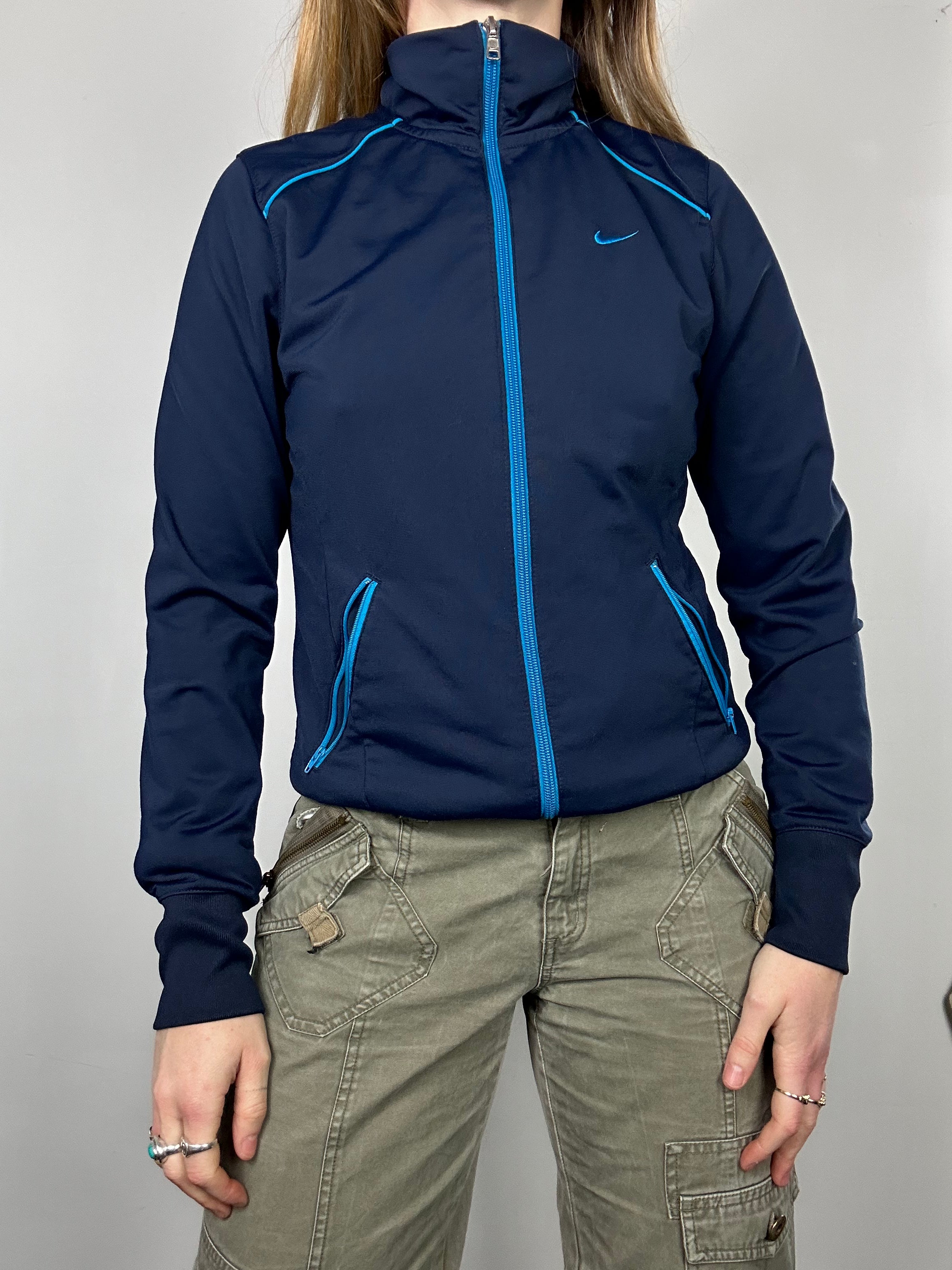Nike Navy Track Jacket Size 10