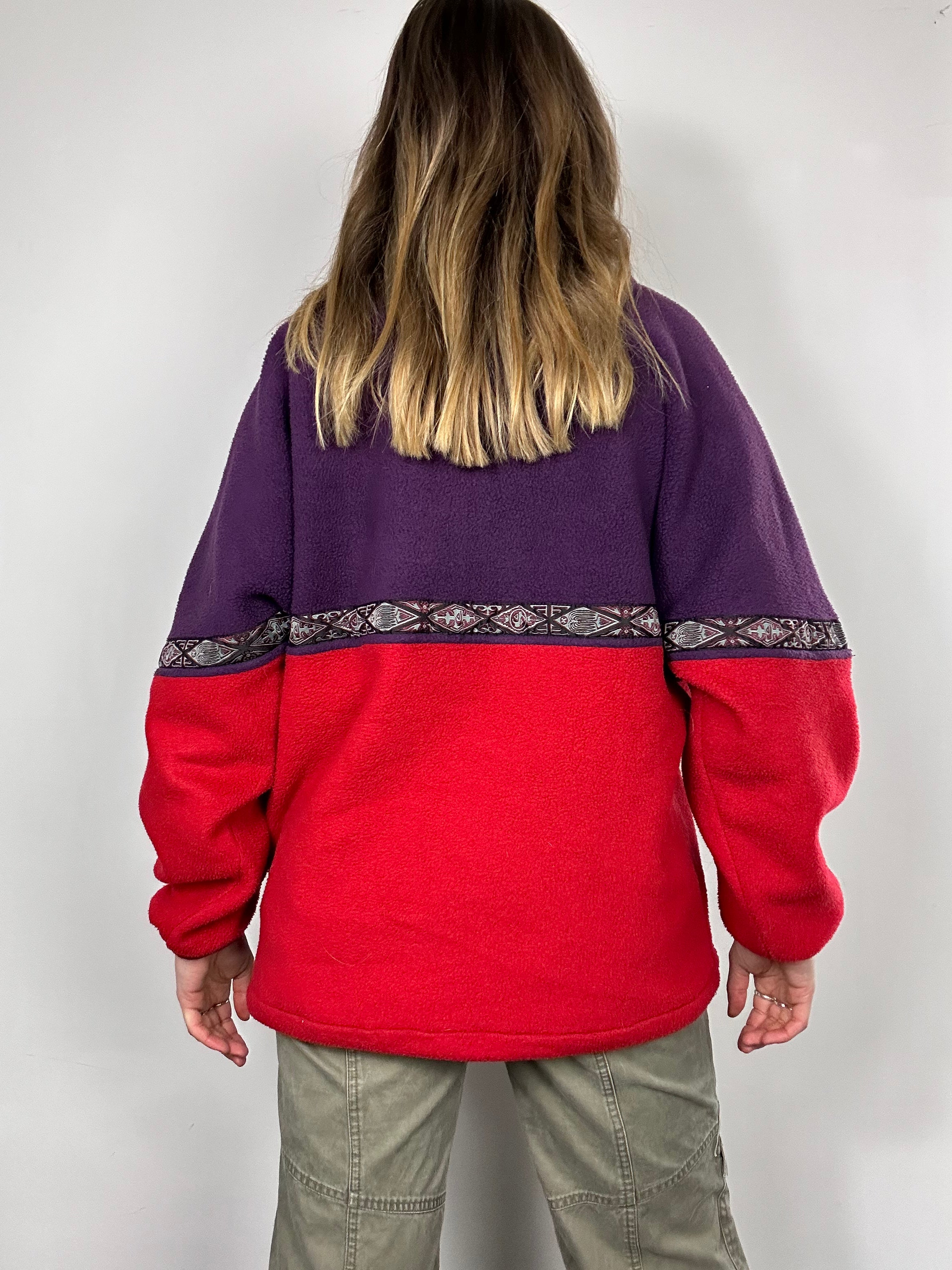 Half Zip Quicksilver Fleece Size M/L