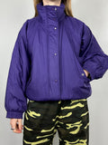 Purple Bomber Jacket Size M