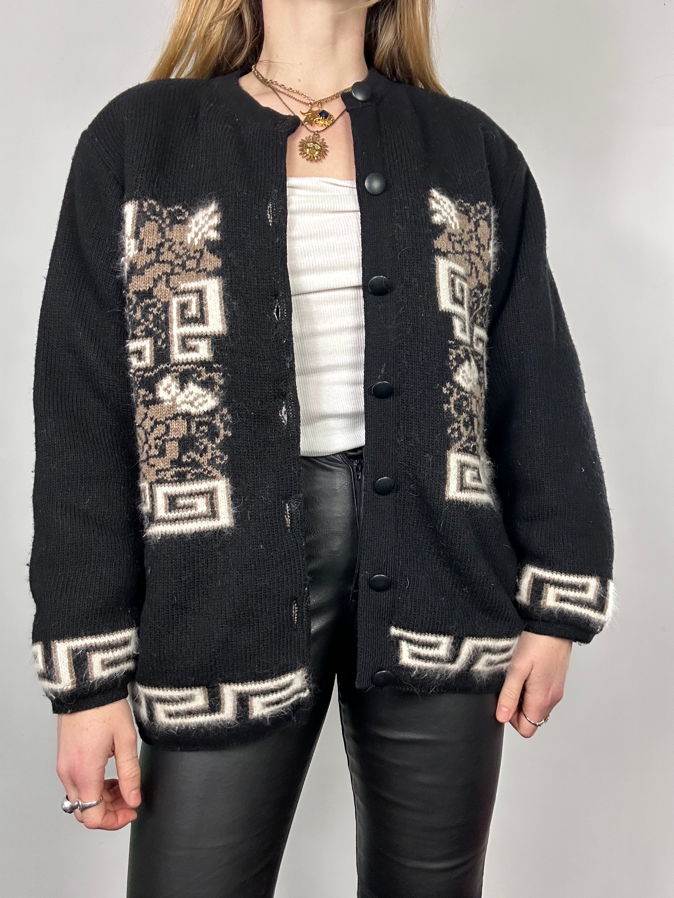 80's Swirl cardigan Size 10