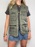 Kaki Utility Vest Size L